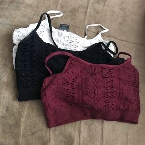 3 bralettes